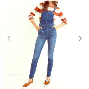 Madewell Skinny Overalls un Santiago Wash